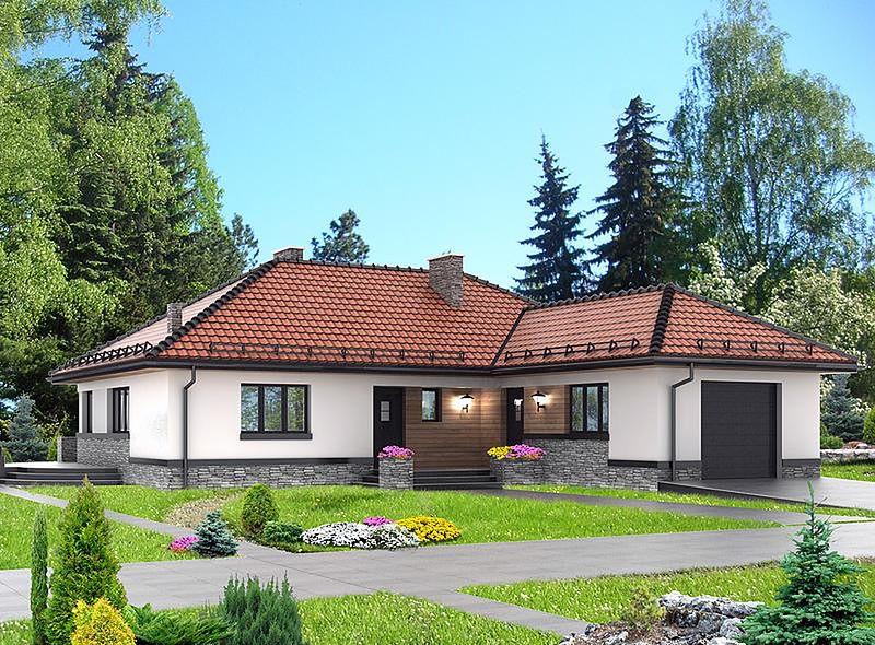 Проект дома HDI-6435-34