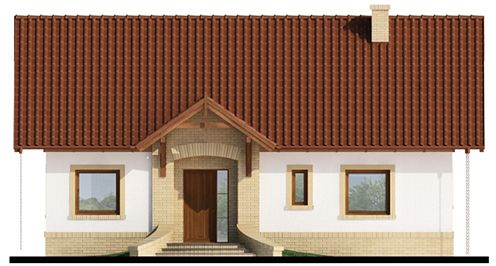 Фасад дома HAD-8636-57 Фасад дома HAD-8636-57