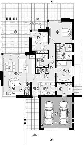 План 1 этажа дома BCB-8941-28 План 1 этажа дома BCB-8941-28