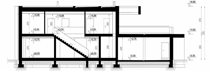 Фасад дома FAK-1324-84 Фасад дома FAK-1324-84