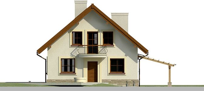 Фасад дома IBG-6515-69 Фасад дома IBG-6515-69