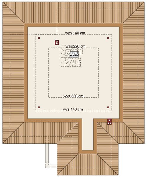 План 2 этажа дома AFF-4691-25 План 2 этажа дома AFF-4691-25