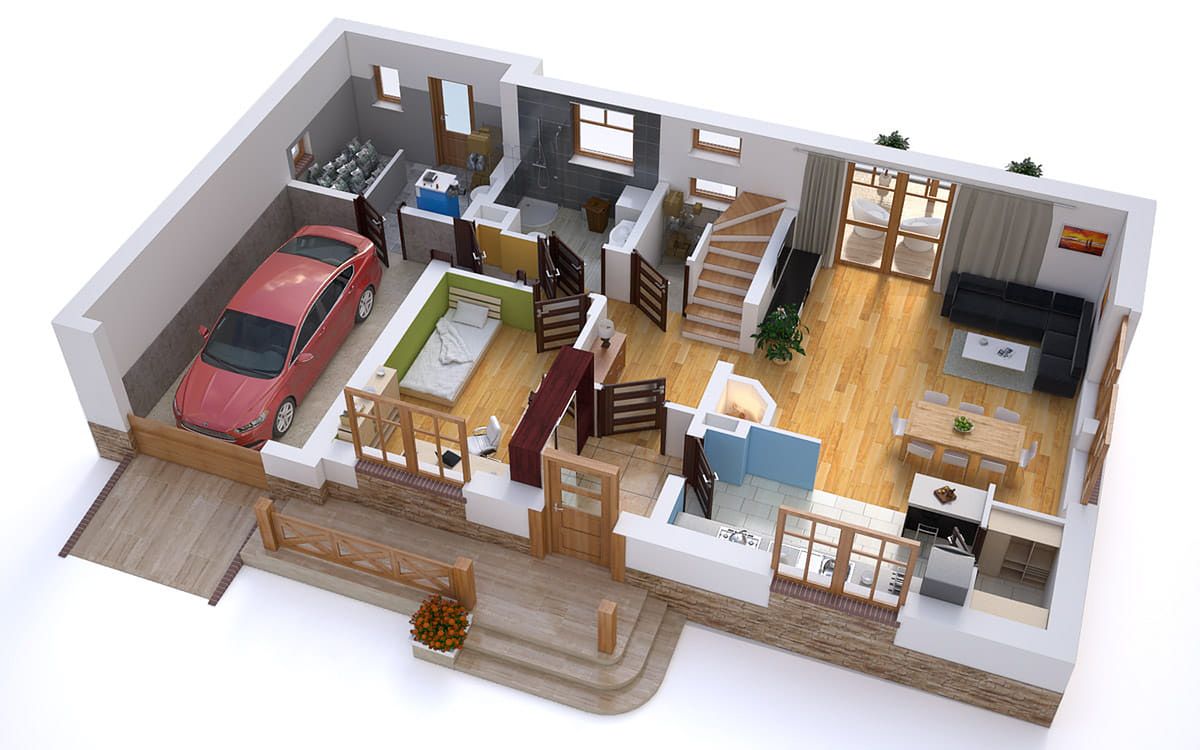 Проект дома GCI-9515-76