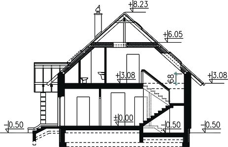 Фасад дома IBA-4624-47 Фасад дома IBA-4624-47