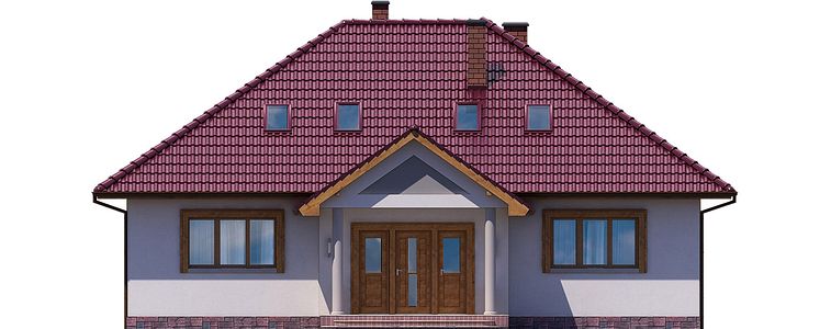 Фасад дома CCK-1236-92 Фасад дома CCK-1236-92