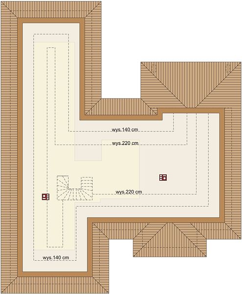 План 2 этажа дома CBI-7342-45 План 2 этажа дома CBI-7342-45