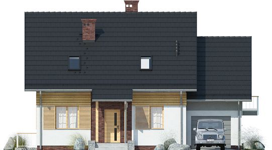 Фасад дома FCH-9854-92 Фасад дома FCH-9854-92