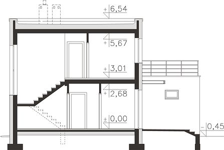 Фасад дома FIB-3476-35 Фасад дома FIB-3476-35