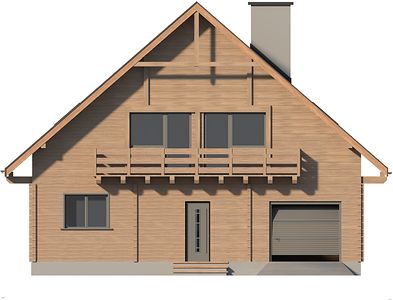 Фасад дома AHC-6385-14 Фасад дома AHC-6385-14