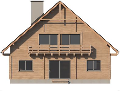 Фасад дома AHC-6385-14 Фасад дома AHC-6385-14