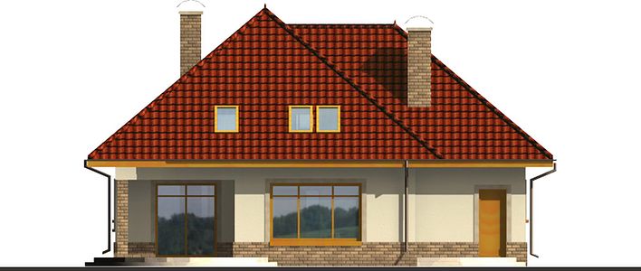 Фасад дома BKG-5477-25 Фасад дома BKG-5477-25
