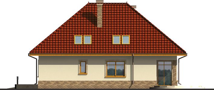 Фасад дома BKG-5477-25 Фасад дома BKG-5477-25