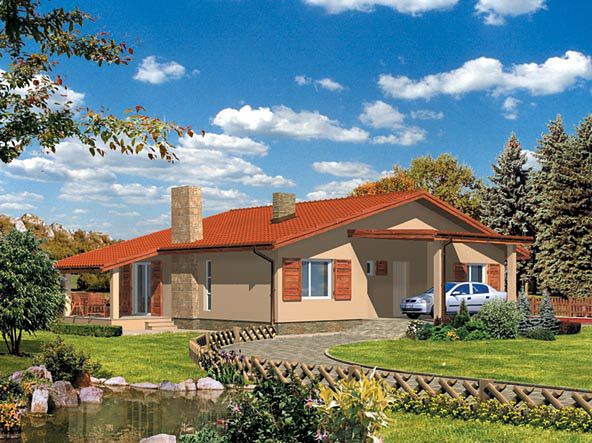 Проект дома ICF-4113-43