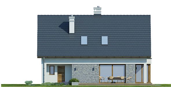 Фасад дома GKB-7333-44 Фасад дома GKB-7333-44