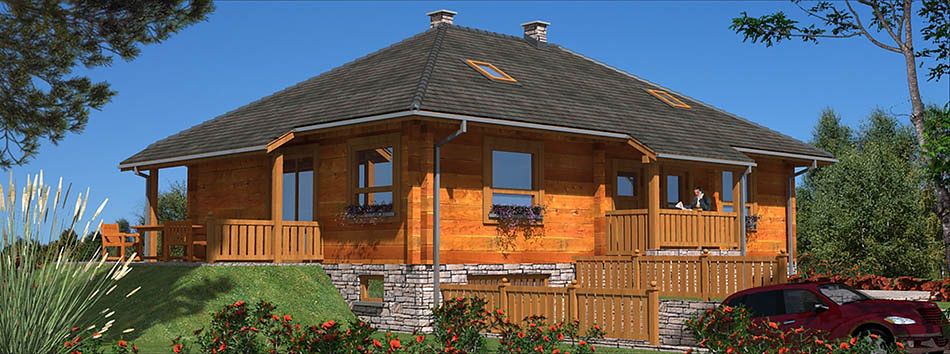 Проект дома IKH-7383-91 Проект дома IKH-7383-91