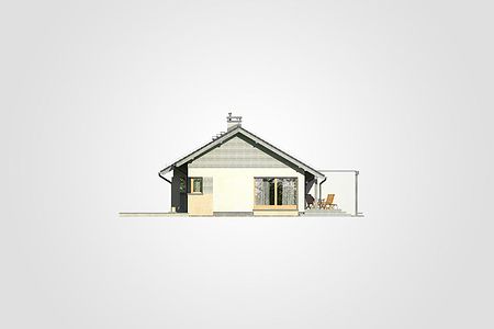 Фасад дома GID-6966-59 Фасад дома GID-6966-59