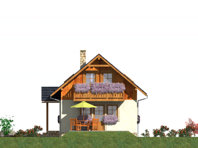 Фасад дома HHC-9773-28 Фасад дома HHC-9773-28