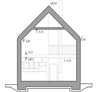 Фасад дома DAB-2372-85 Фасад дома DAB-2372-85