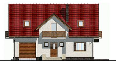 Фасад дома CHI-4912-88 Фасад дома CHI-4912-88