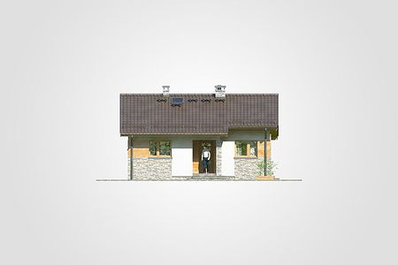 Фасад дома BCK-3945-58 Фасад дома BCK-3945-58